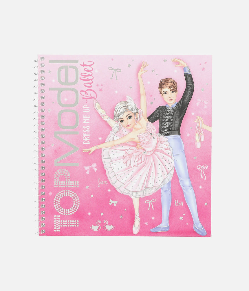 TOPModel Sticker Book - Ballet Edition, Creative Dress-Up Fun - 0013611