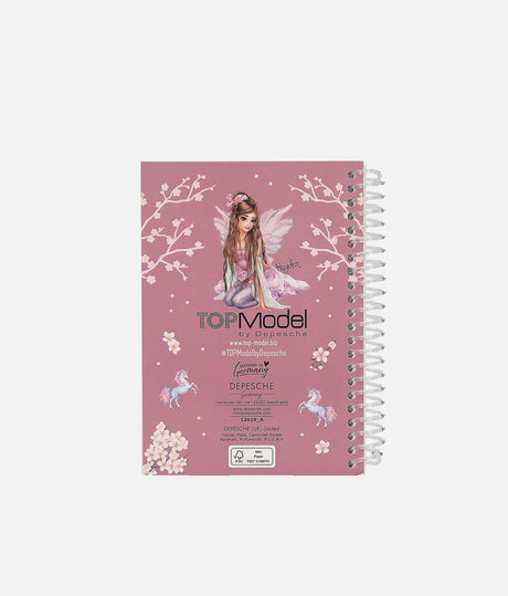 TOPModel Spiral Notebook, Creative Journal for Fashion Lovers - 0013619