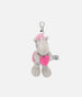 Ylvi, Plush Unicorn Pendant, Cute Clip-On Keyring - 0013636