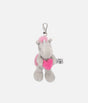 Ylvi, Plush Unicorn Pendant, Cute Clip-On Keyring - 0013636