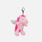 Ylvi, Plush Unicorn Pendant, Cute Clip-On Keyring - 0013636