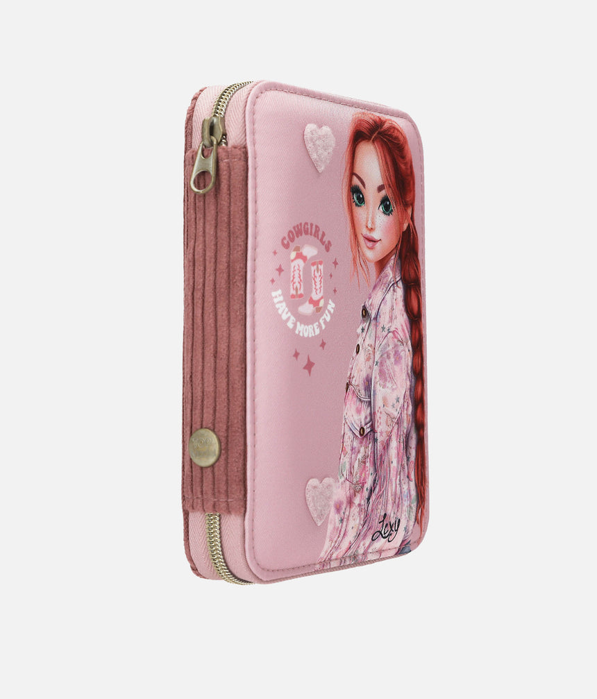 TOPModel Pencil Case Duo with Removable Pouch, Fully Stocked - 0013665