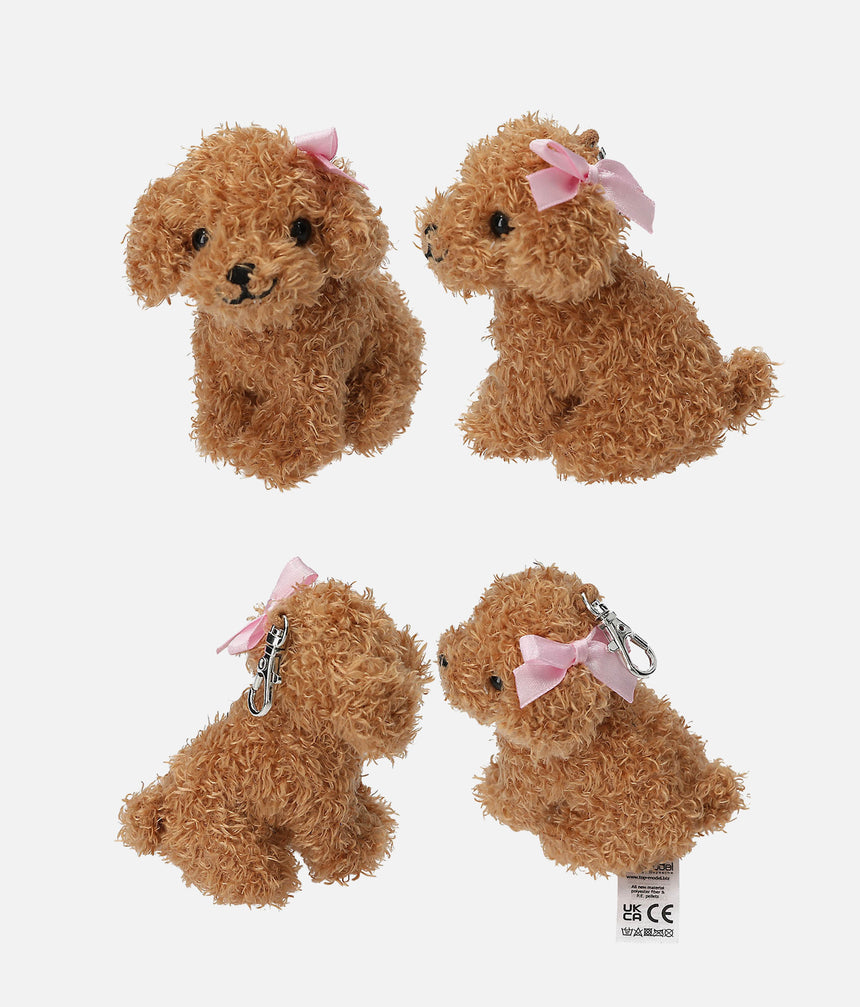 TOPModel Plush Dog Pendant Keychain, Cute Puppy Bag Charm - 0013721