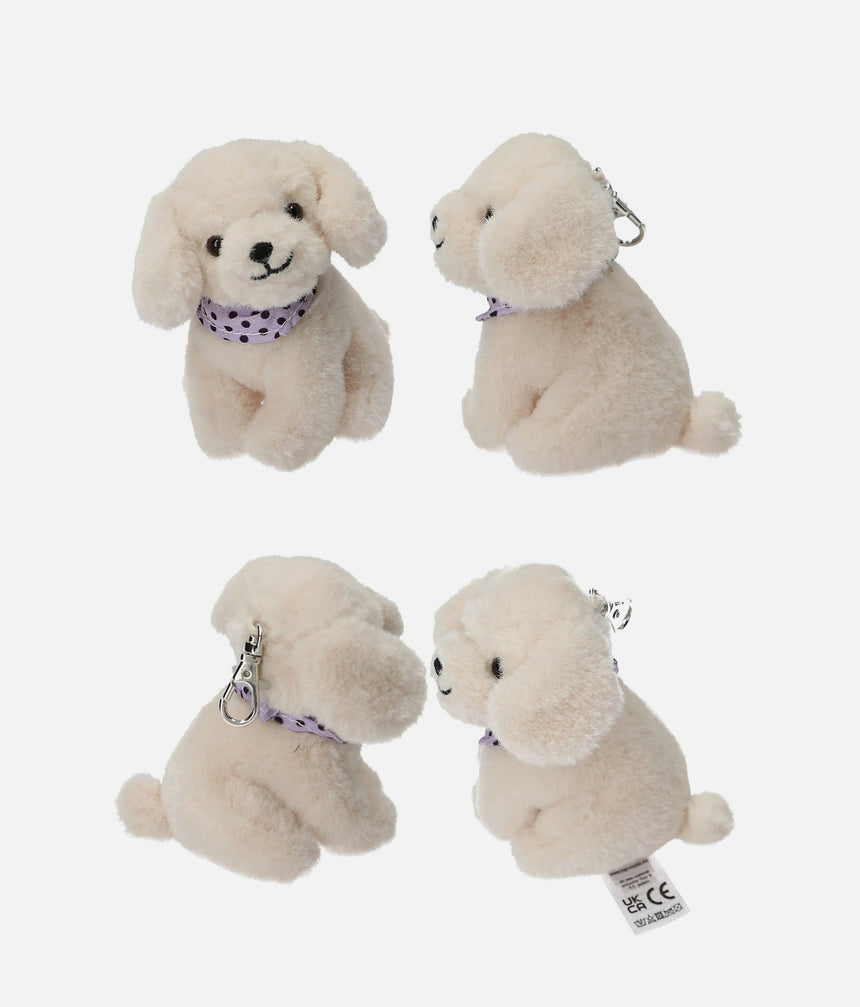 TOPModel Plush Dog Pendant Keychain, Cute Puppy Bag Charm - 0013721