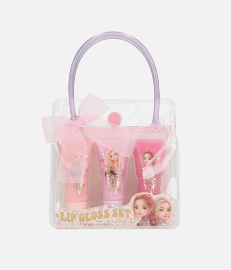 TOPModel Lip Gloss Set for Little Dancers in Transparent Pouch, COWGIRL - 0013759