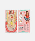 Front and back of TOPModel DIY Laces and Charms fruit set with pineapple, cherry and bow charms on its card
