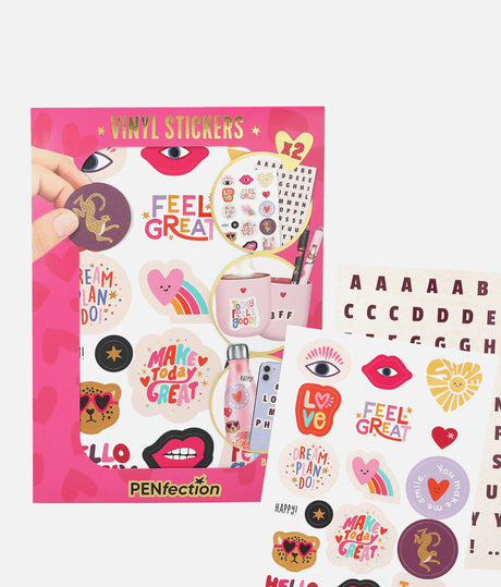 Cute PENfection Stickers Set for Phones, Bottles & Notebooks - 0013894