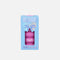 TOPModel strawberry Bubble KPOP lip gloss in a bright pink bottle inside a blue window box with a bow design