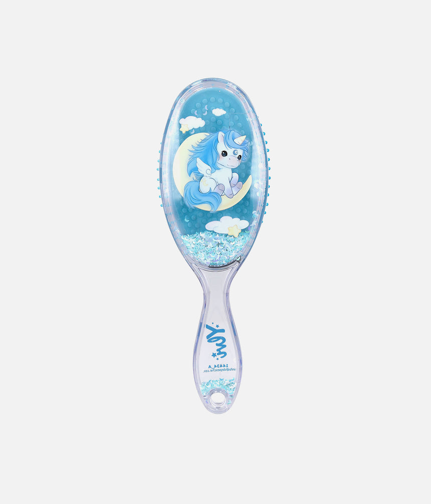 Ylvi Confetti Hairbrush, Unicorn Design • 0014434