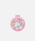 Ylvi Folding Hairbrush with Mirror, Unicorn Design • 0014439