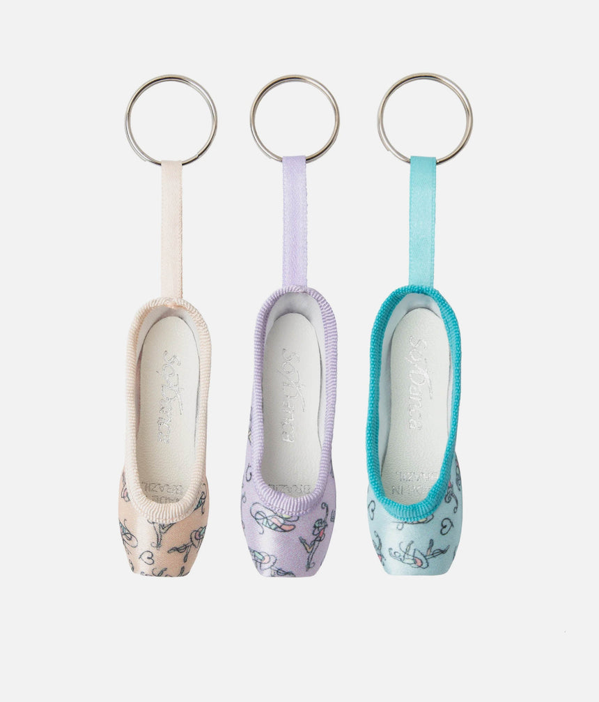 Pointe Shoe Keyring - 016