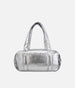 Quilted Duffel Bag, Silver Ballet Studio/Gym Bag, Medium Size - B0232NC