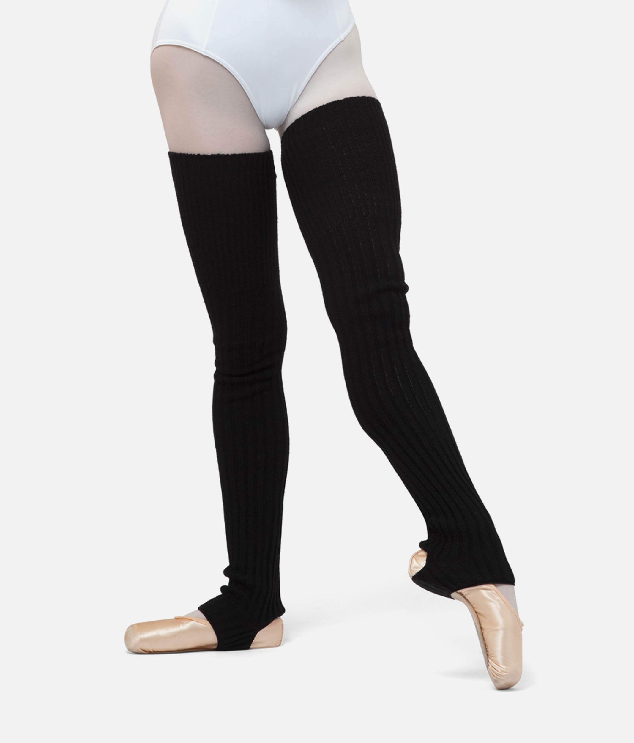 Cosy Long Dance Legwarmers, Stirrup Feet - A024