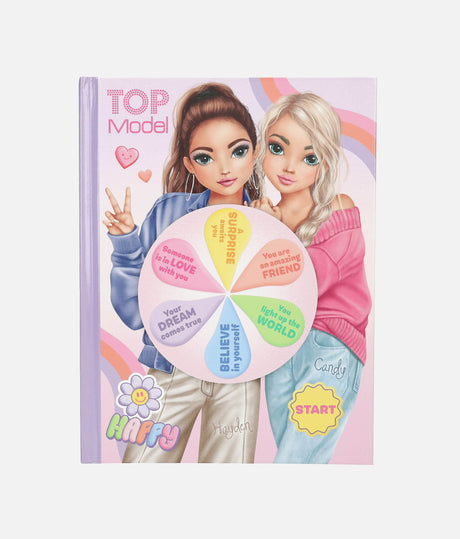 TOPModel Colouring Book With Light, LED Spin Wheel Art & Doodle Book - 0413352