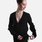 Premium Rib Knit Ballet Wrap with Tie Closure - S0757