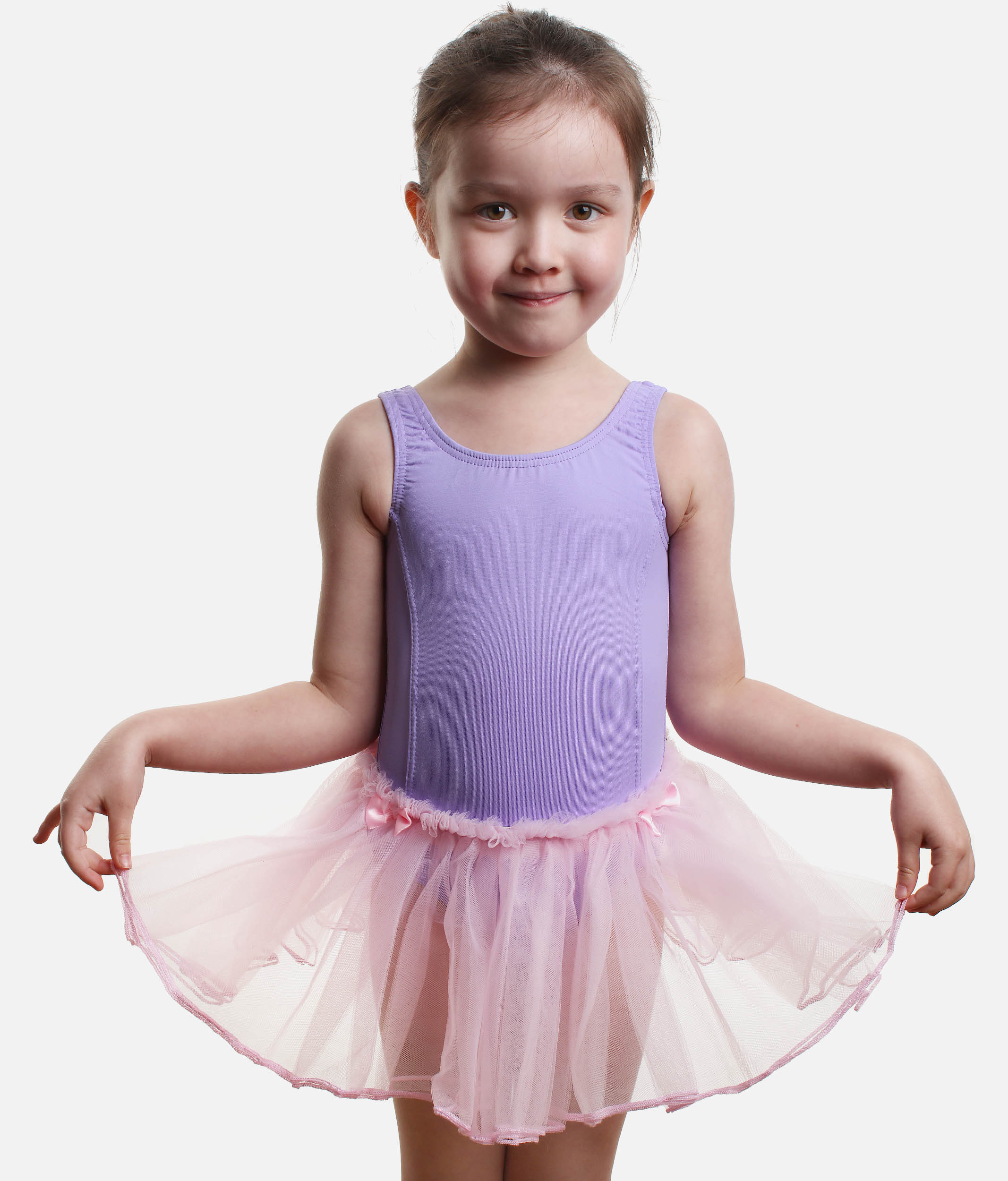 Girls Tutu Skirt with Two Front Bows - 10149