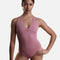 Chamomile Dance Leotard with V-Neck and Mesh Accents - 12086W
