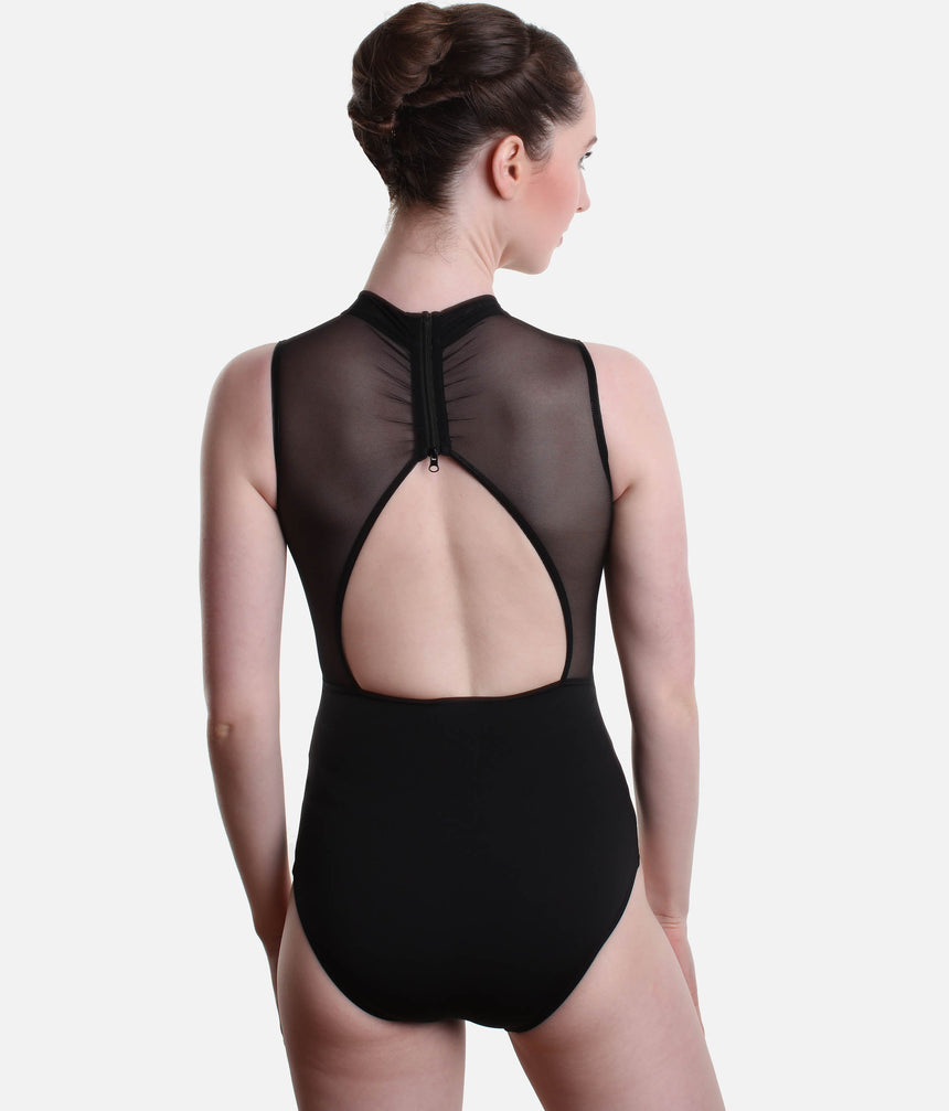 High Neck Dance Leotard, Wildflower Hyacinth - 12087W