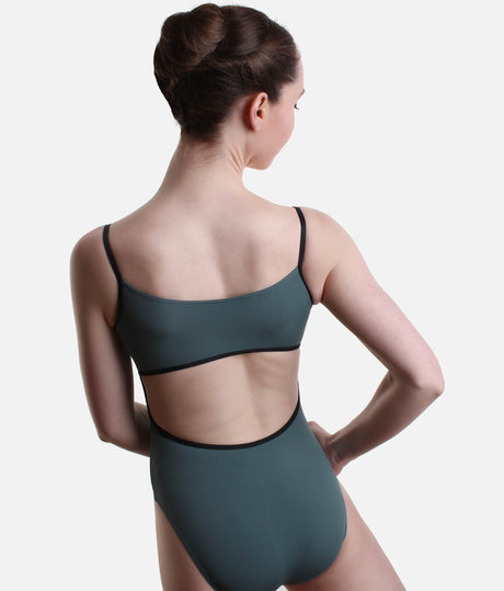 Open-Back Camisole Leotard, Chic, Comfortable & Flattering - 2108