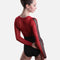 Long Sleeve Mesh Crop Top, Bold Design, Secure Fit - 12154W