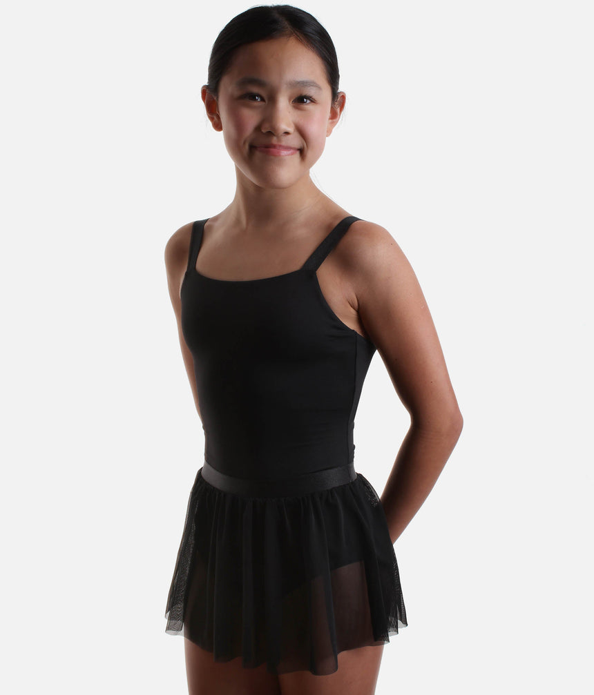 Girls Camisole Dance Dress with Adjustable Straps - 12164C