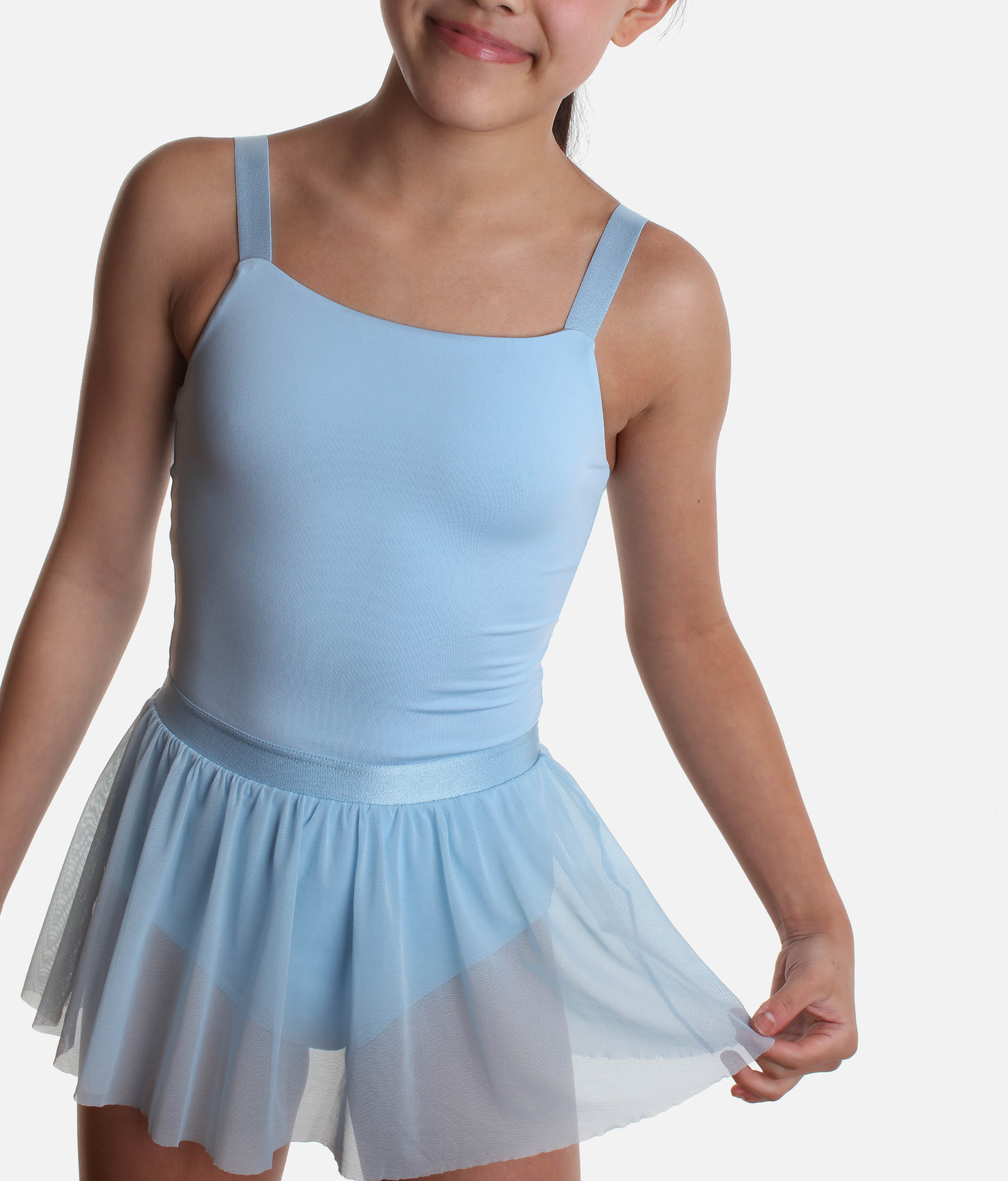 Girls Camisole Dance Dress with Adjustable Straps - 12164C