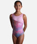 Girls UNICORN DISCO GLIMMER Gymnastics Leotard, Rainbow Design - 12302C