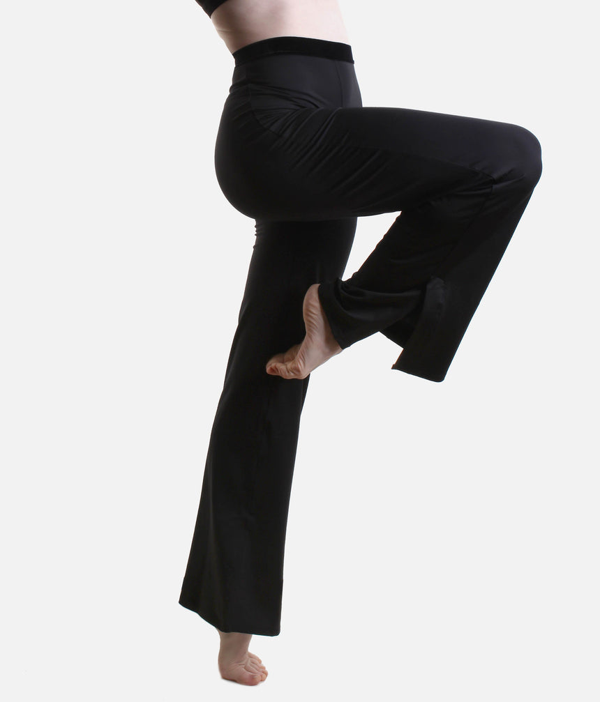Beguile Wide Leg Dance Pant, High Waist Split Hem Warm-Up - 12407W
