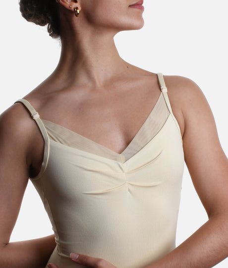 Anemoia Camisole Leotard, Flattering V-Neck with Low Back Design - 12600W