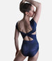Unique Portoro Cap Sleeve Ballet Leotard with Twisted V-Back - 12413W