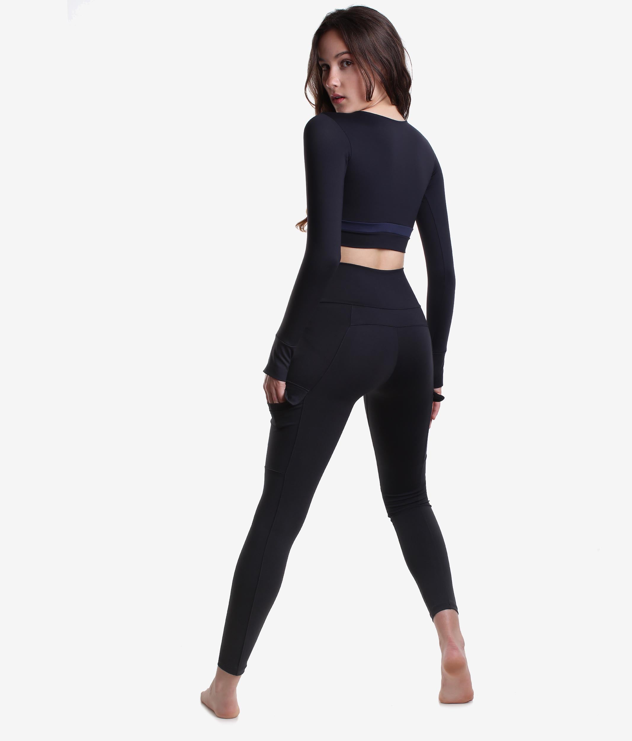 Side Pockets Leggings - 15285