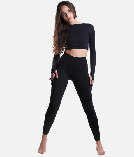 Side Pockets Leggings - 15285