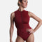 High Neck Dance Leotard, Front Zip