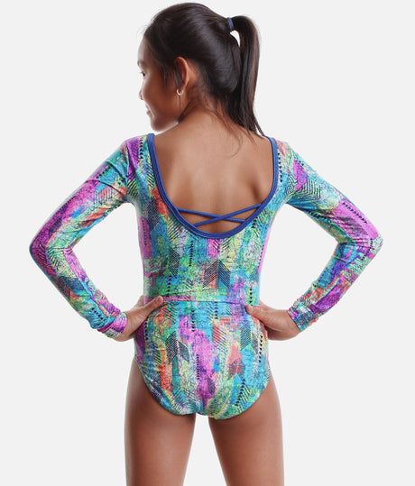 Long-Sleeve Gymnastics Leotard - 17895