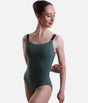 Low-Back Camisole Leotard with Interchangeable Strap - 2120