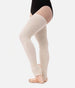 Long Stirrup Legwarmers, Bamboo Natural Fibers - 2041