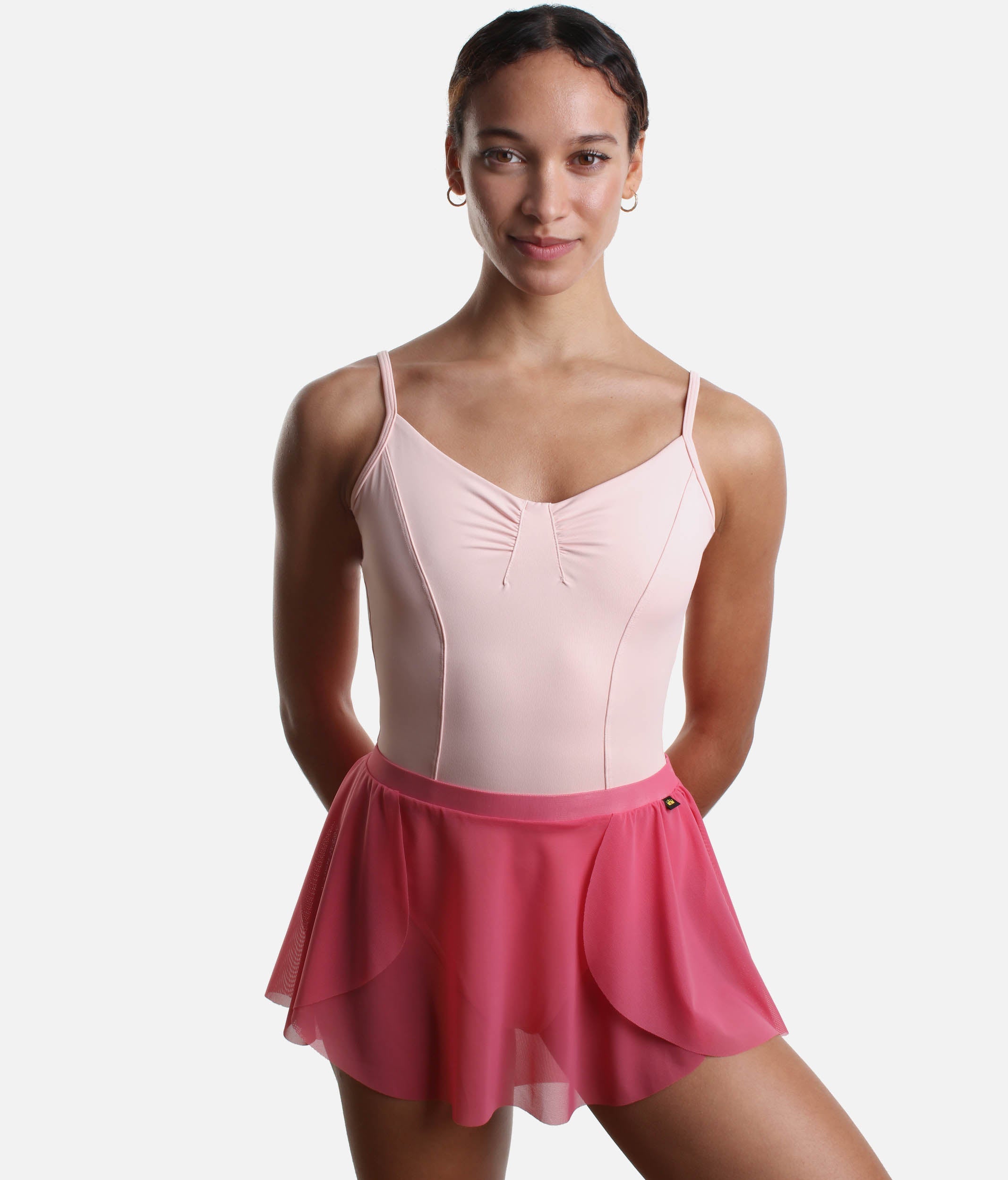 Short Pull On Ballet Skirt, Asymmetric Design - 2114