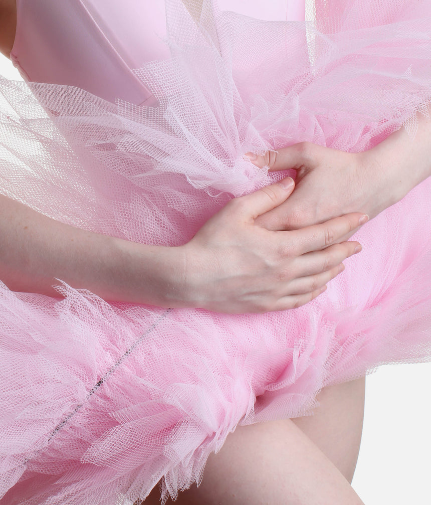 Professional Rehearsal Tutu Skirt with Metal Hoop, Pancake Design - SD2121