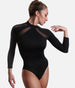 Long Sleeve Dance Leotard, Sporty Look- RDE 2646