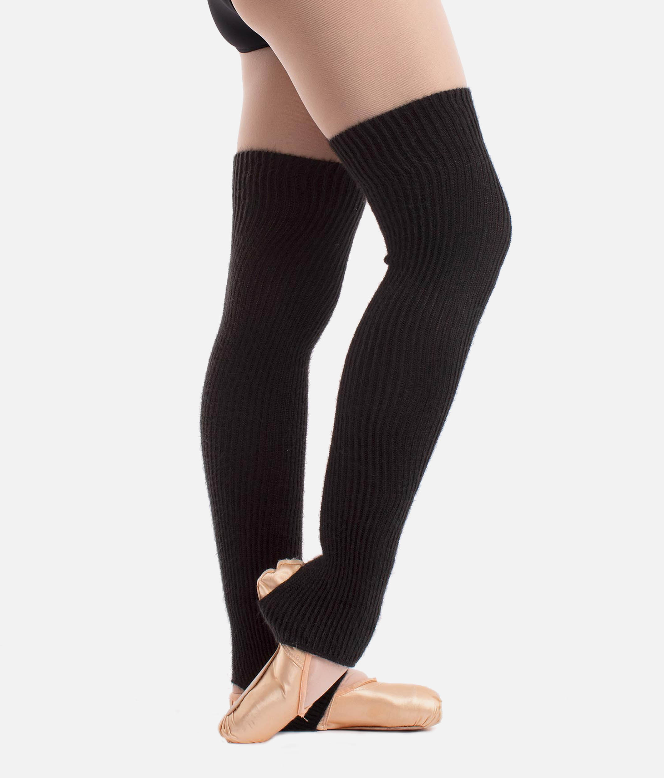 Long Knit Stirrup Legwarmers - 2656