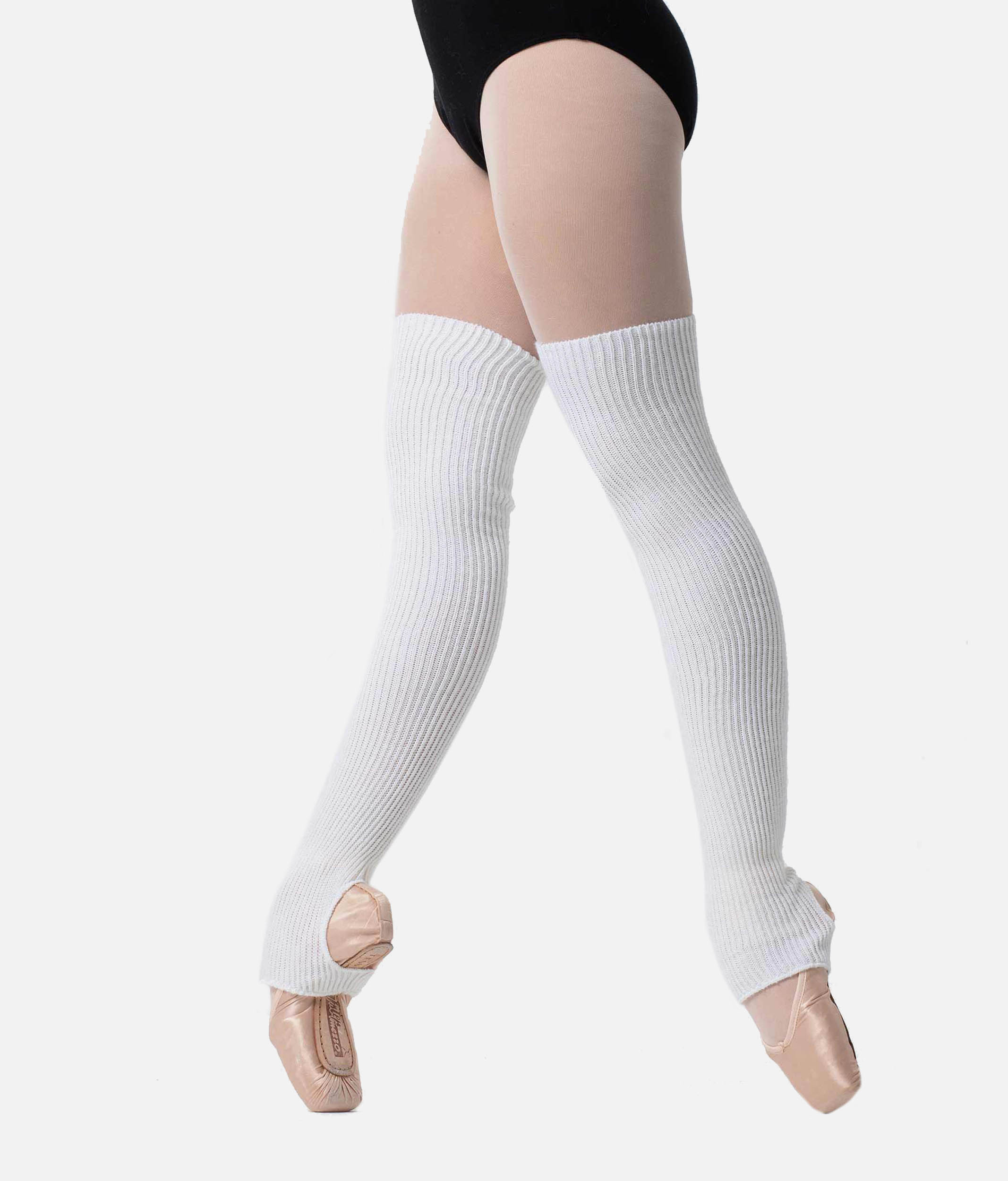 Long Knit Stirrup Legwarmers - 2656