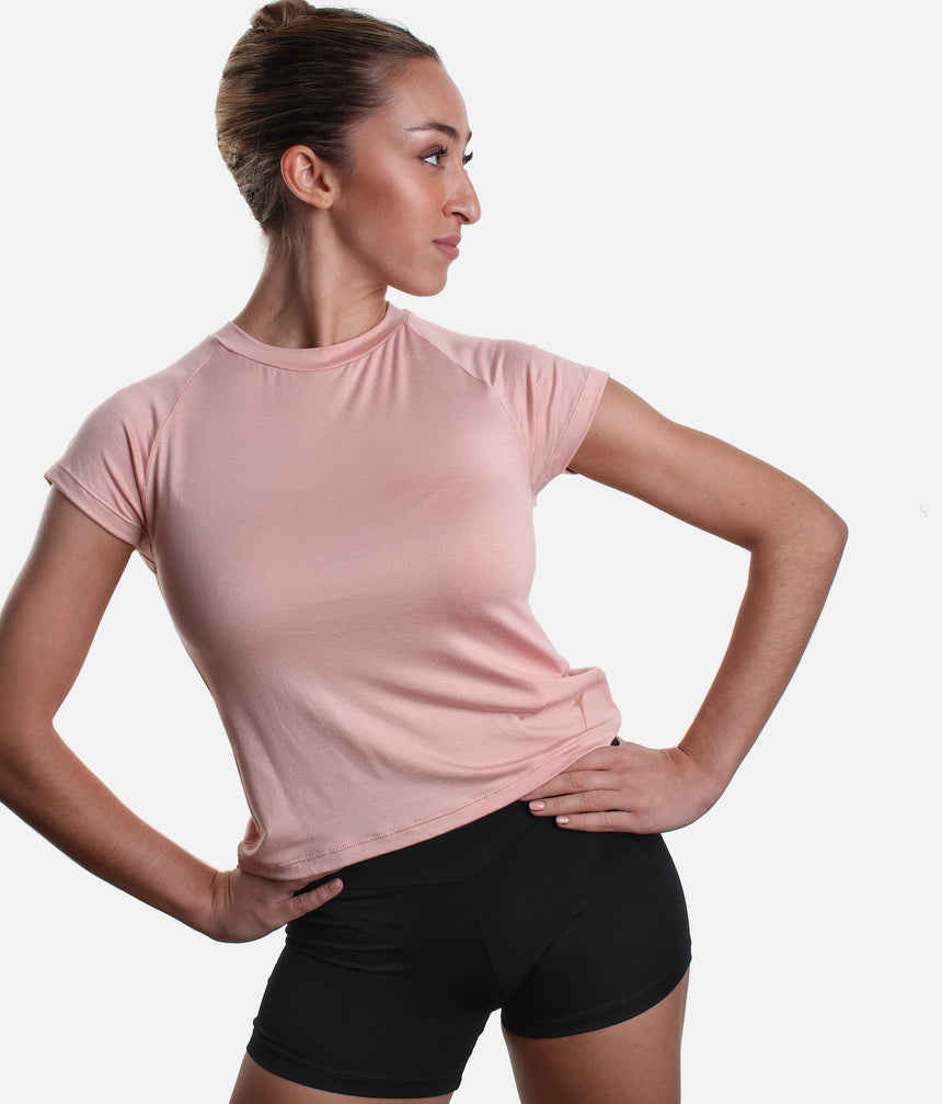 Twist Back Activewear T-Shirt - 2684