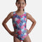 Girl's Tank Sleeve Gymnastics Leotard, Galaxy Sparkle - 27822 (PERSEIDS)