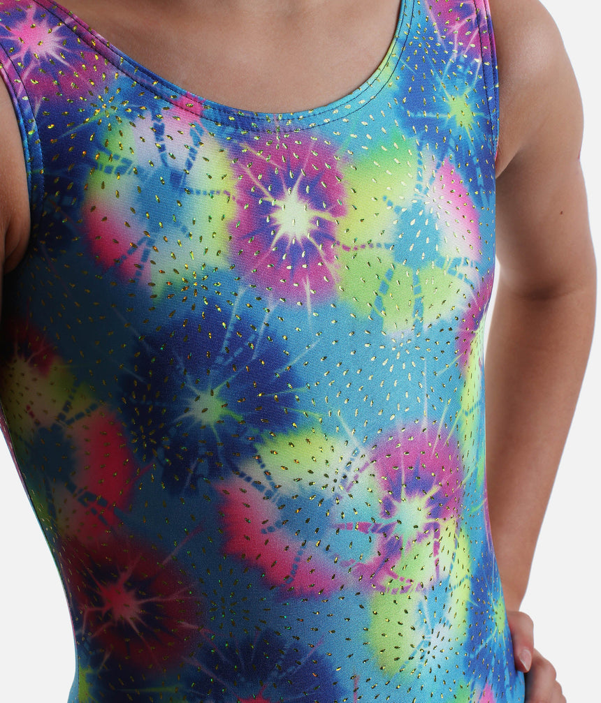 Girl's Tank Sleeve Gymnastics Leotard, Sea Creatures - 27822 (SEA)