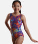 Girl's Tank Sleeve Gymnastics Leotard, Splash Print - 27822 (URBAN)