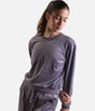 Caroline Velvet Crew Neck Jumper for Dancers, Ultar Soft Warm-Up Sweater - Z30015