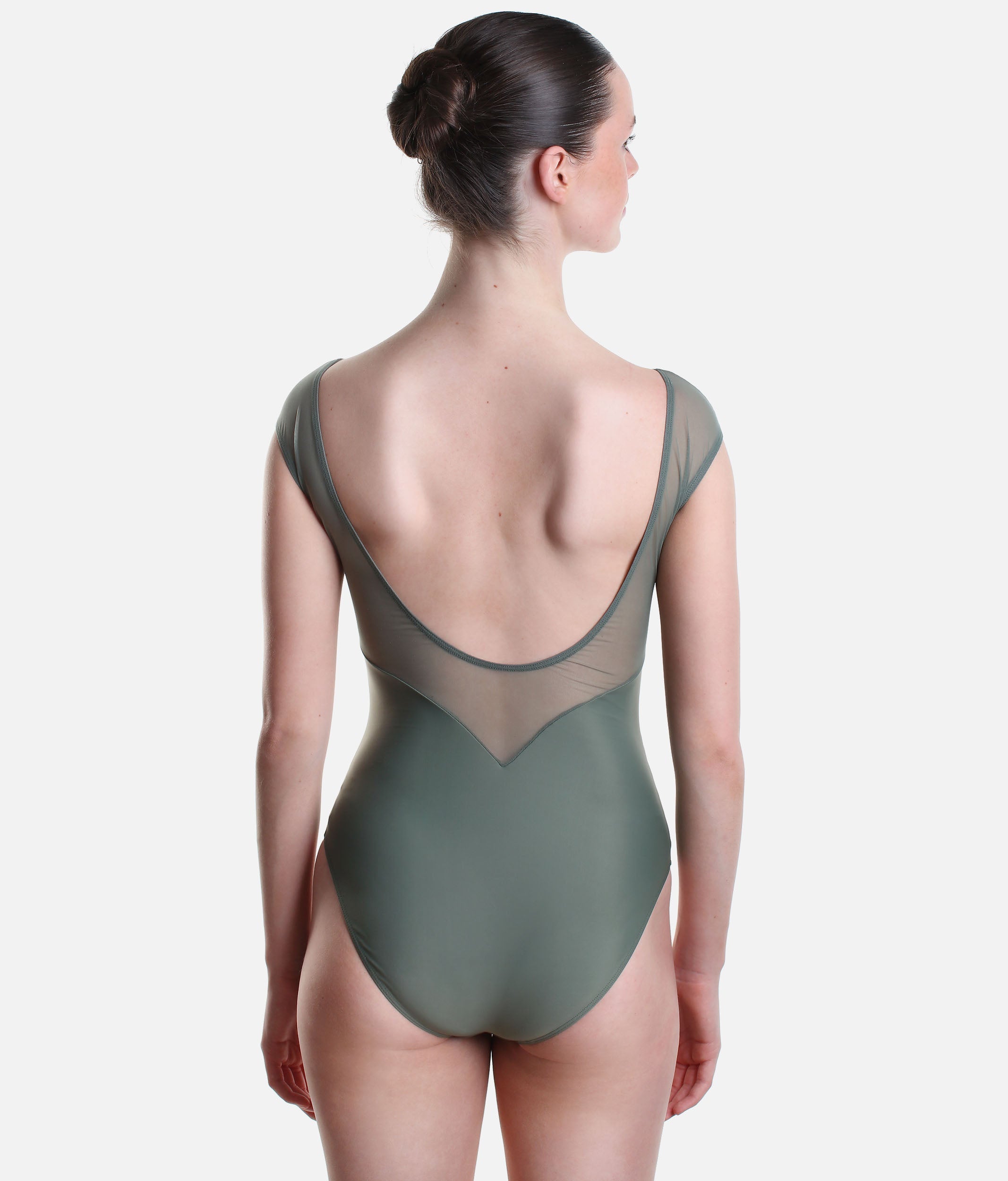 Low Back Embriodery Detail Leotard - 31644