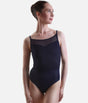Federica Thin Strap Leotard, Mesh Details for Studio & Stage - 31702