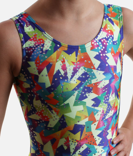 Fun Print Gymnastics Leotard - 37822