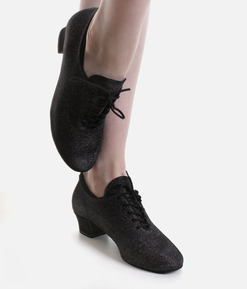 Ladies Practice Dance Shoes, Stable Heel and Wide Fit 